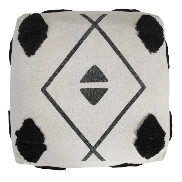 Avant-garde 03461BLK Black Pouf