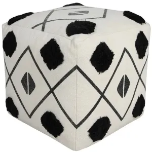 Avant-garde 03461BLK Black Pouf