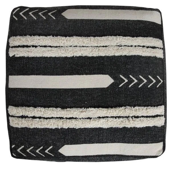 Avant-garde 34060BLK Black Pouf