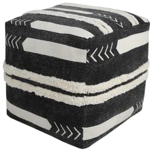 Avant-garde 34060BLK Black Pouf