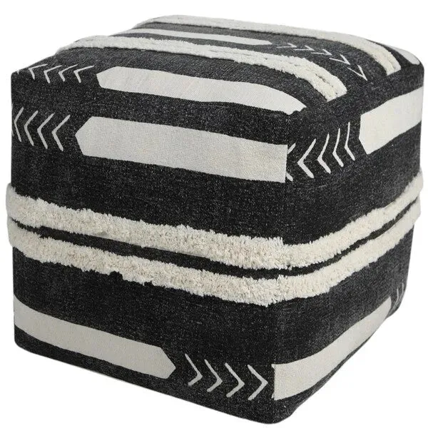 Avant-garde 34060BLK Black Pouf