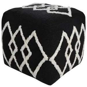 Avant-garde 34066BLK Black Pouf