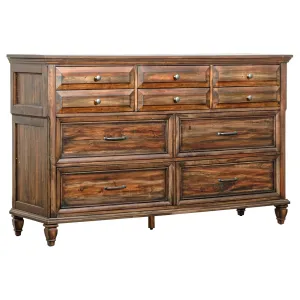 Avenue 8-drawer Dresser Weathered Burnished Brown