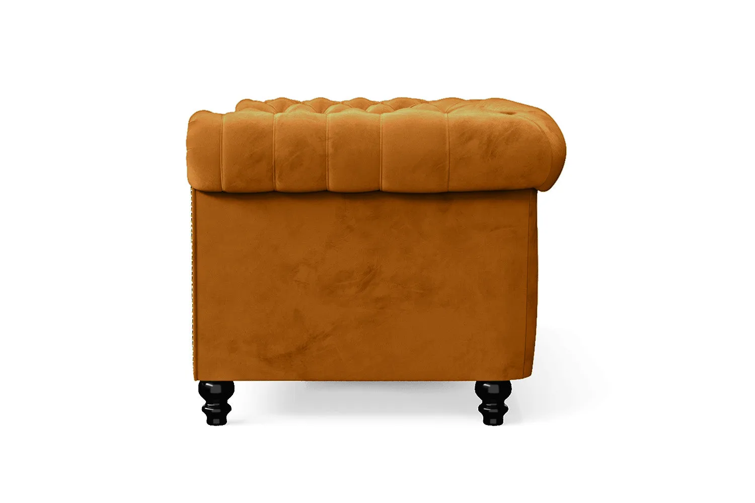 Aversa 2 Seater Sofa Gold Velvet