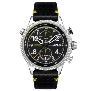 AVI-8 Men's Black Hawker Hunter Chronograph Watch AV-4080-01