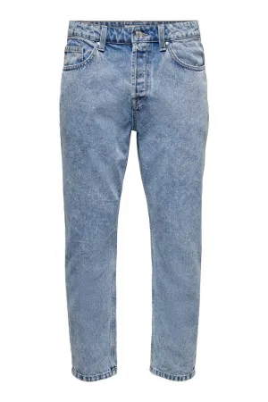 Avi Beam Jeans - Blue Denim