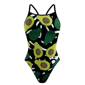 Avocado Skinny Strap Swimsuit