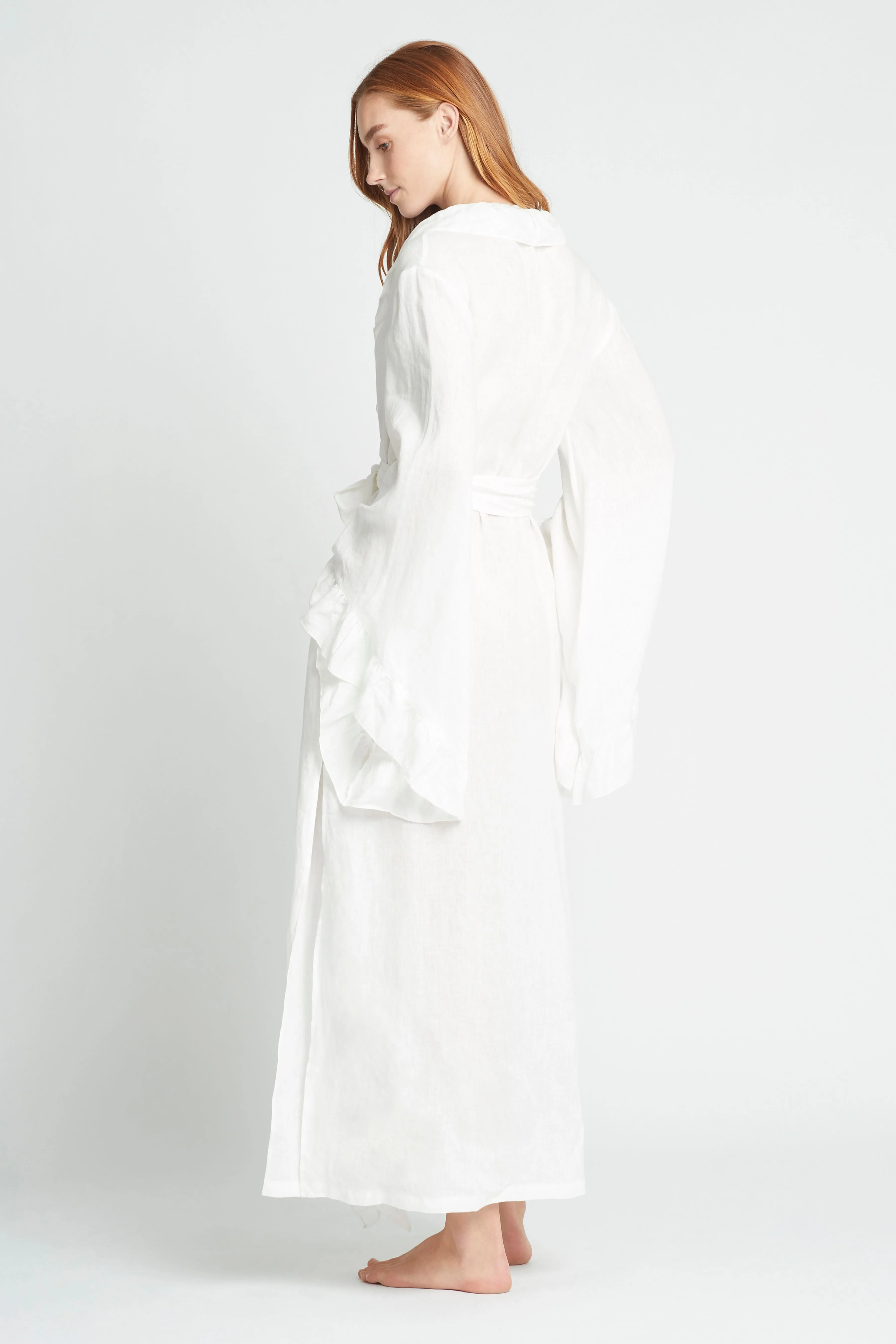 Avril Linen Maxi Robe