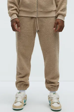 Axel Polar Fleece Jogger - Tan