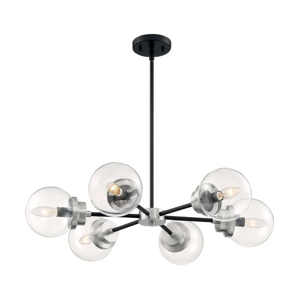 AXIS 6 LIGHT CHANDELIER