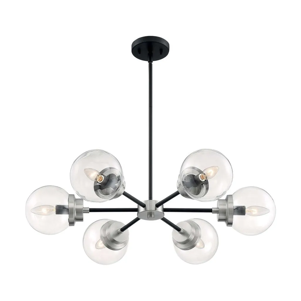 AXIS 6 LIGHT CHANDELIER