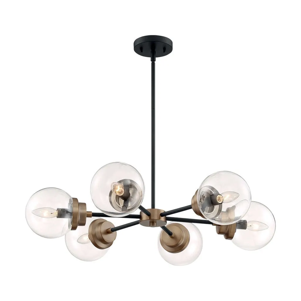 AXIS 6 LIGHT CHANDELIER