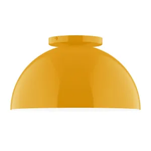 Axis Arcade 12" Flush Mount in Bright Yellow