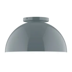 Axis Arcade 12" Flush Mount in Slate Gray