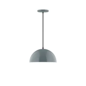 Axis Arcade 12" LED Pendant Light in Slate Gray