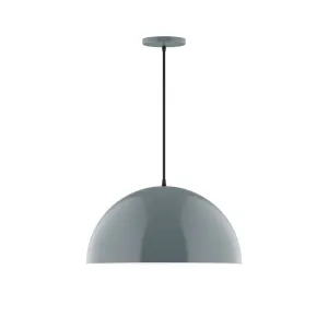 Axis Arcade 18" Pendant Light in Slate Gray