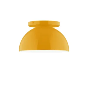 Axis Arcade 8" LED Flush Mount in Bright Yellow