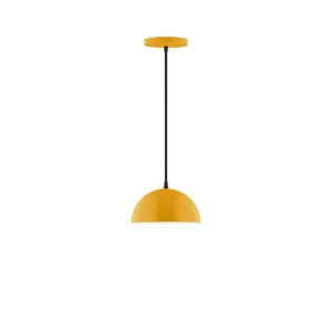 Axis Arcade 8" LED Pendant Light in Bright Yellow