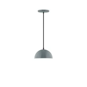 Axis Arcade 8" LED Pendant Light in Slate Gray