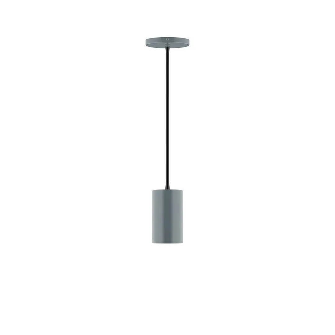 Axis Beam 6" LED Pendant Light in Slate Gray