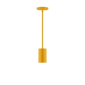 Axis Beam 6" Stem Hung Pendant Light in Bright Yellow