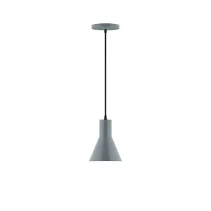 Axis Flare 6" LED Pendant Light in Slate Gray