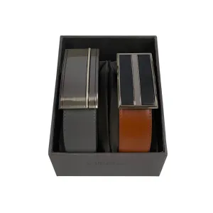 AXL & SAM - 2 Gift Pack Men's Reversible Belts