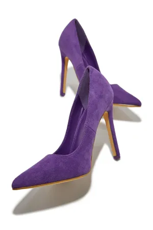 Aylene High Heel Pumps - Purple