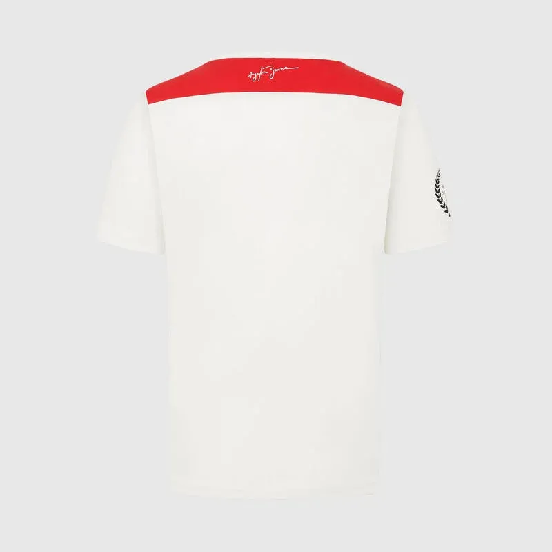 Ayrton Senna X McLaren F1 Men's T-Shirt- White