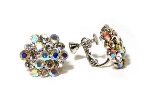 AZ0014-1 Cluster Clip-On Earrings FH2