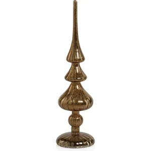 Azenor Gold LED Tabletop Finials, Set of 2