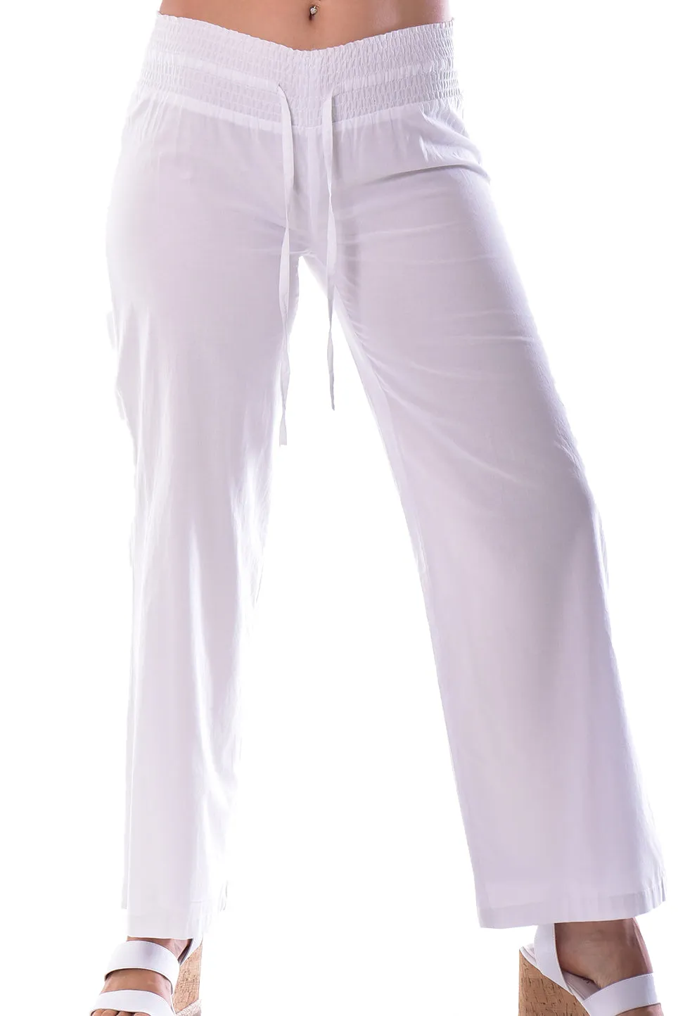 Azucar Women's Drawstring Waist Pants - LRPP1565