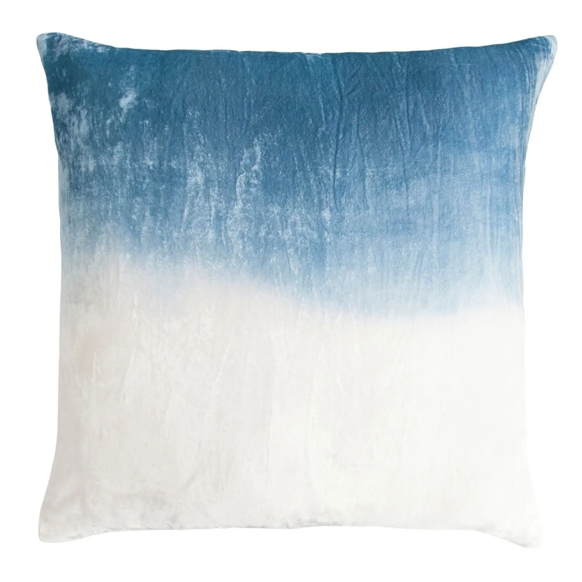 Azul Dip Dyed Velvet Pillow by Kevin O’Brien Studio