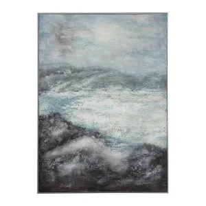 AZURE ALTITUDES HAND PAINTED CANVAS