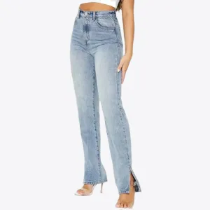 Azure Blossom Organic Cotton Womens Denim Jeans