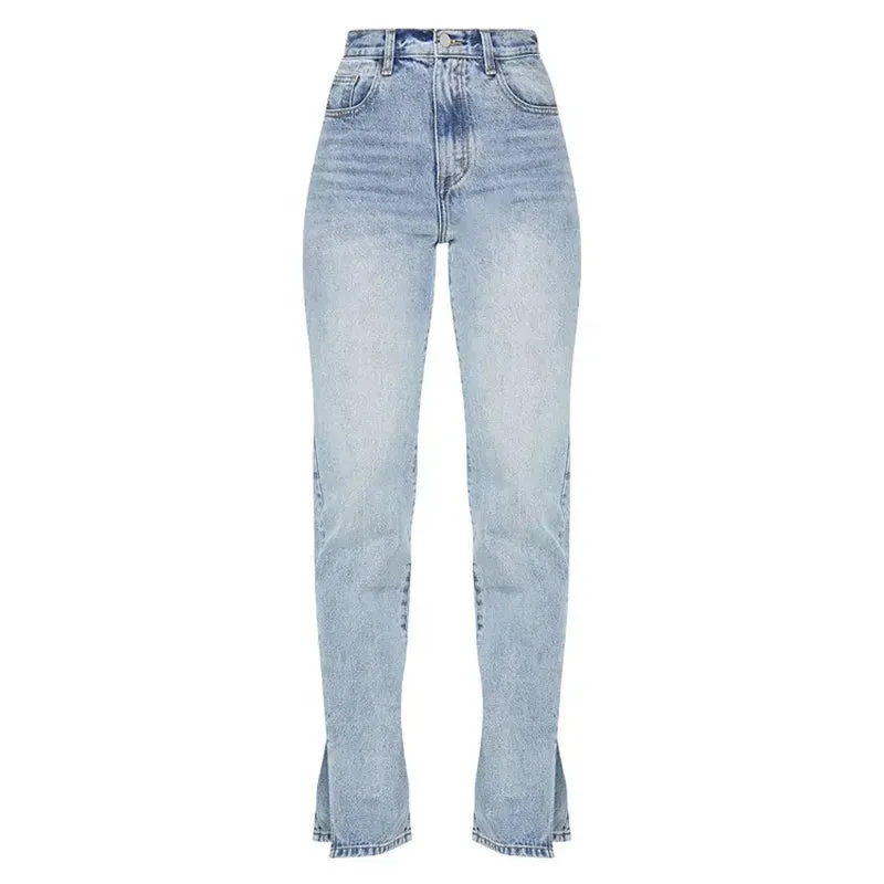 Azure Blossom Organic Cotton Womens Denim Jeans