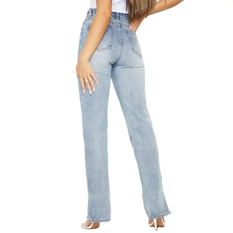 Azure Blossom Organic Cotton Womens Denim Jeans