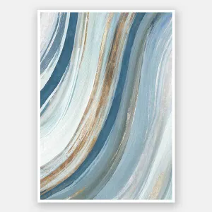 Azure Blue I Unframed Art Print