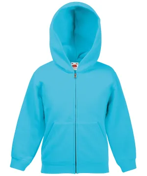 Azure Blue - Kids classic hooded sweatshirt jacket