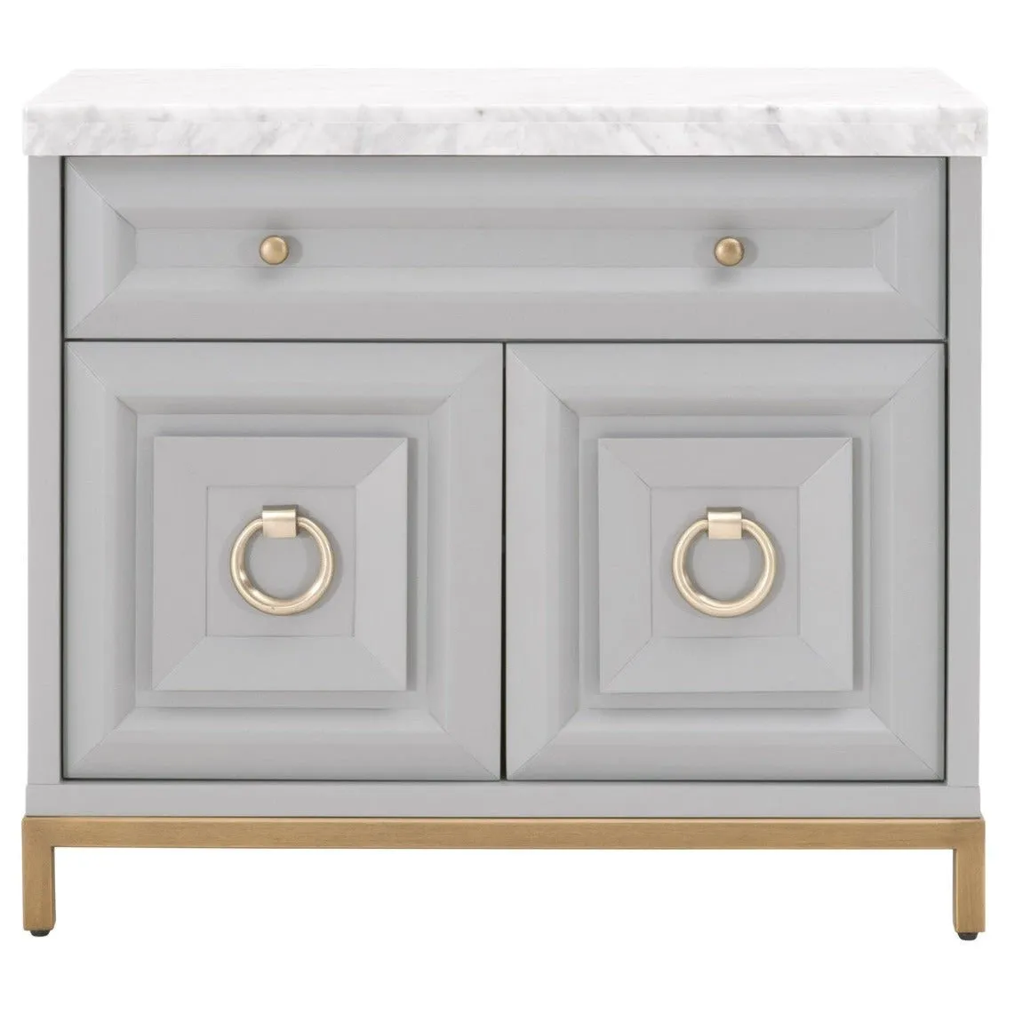 Azure Carrera Dove Gray Media Chest