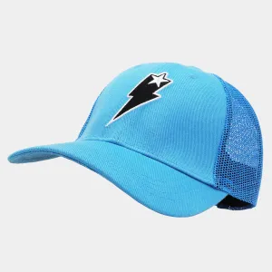 Azure Curved Trucker