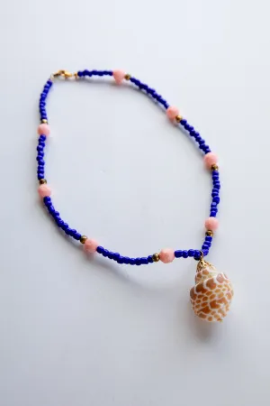 Azure Shell Necklace