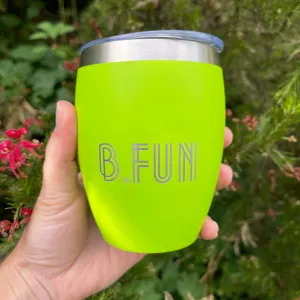 B FUN Curvy Coffee Cup - Garden