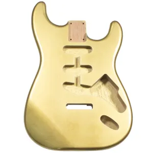 B Stock Shoreline Gold Stratocaster Compatible Body