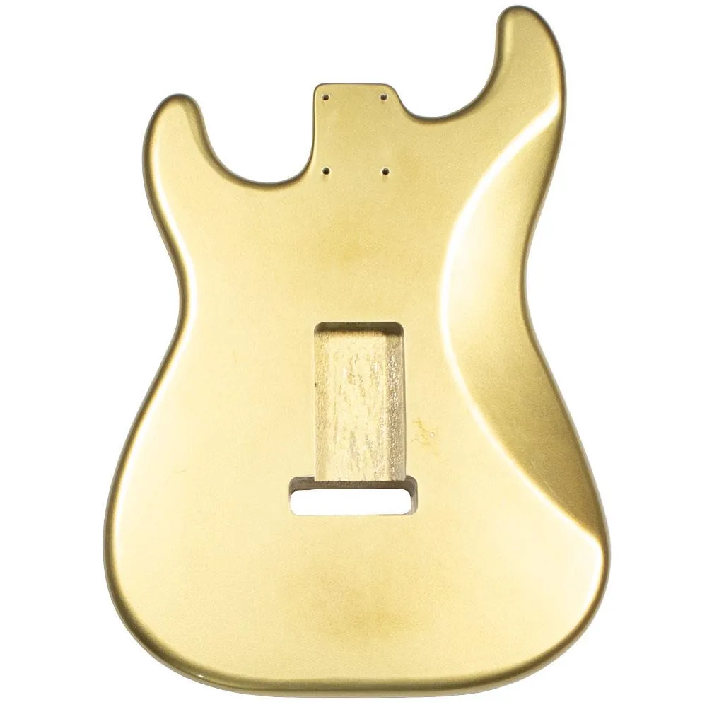 B Stock Shoreline Gold Stratocaster Compatible Body