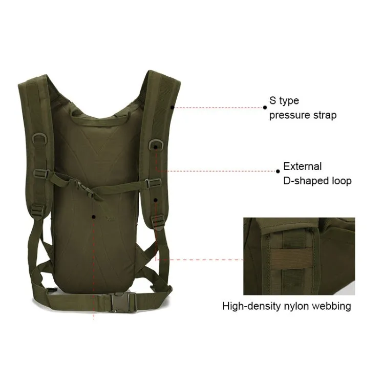 B10 006 Outdoor Waterproof Oxford Cloth Portable Cycling Backpack, Size: Free size(Army Green)