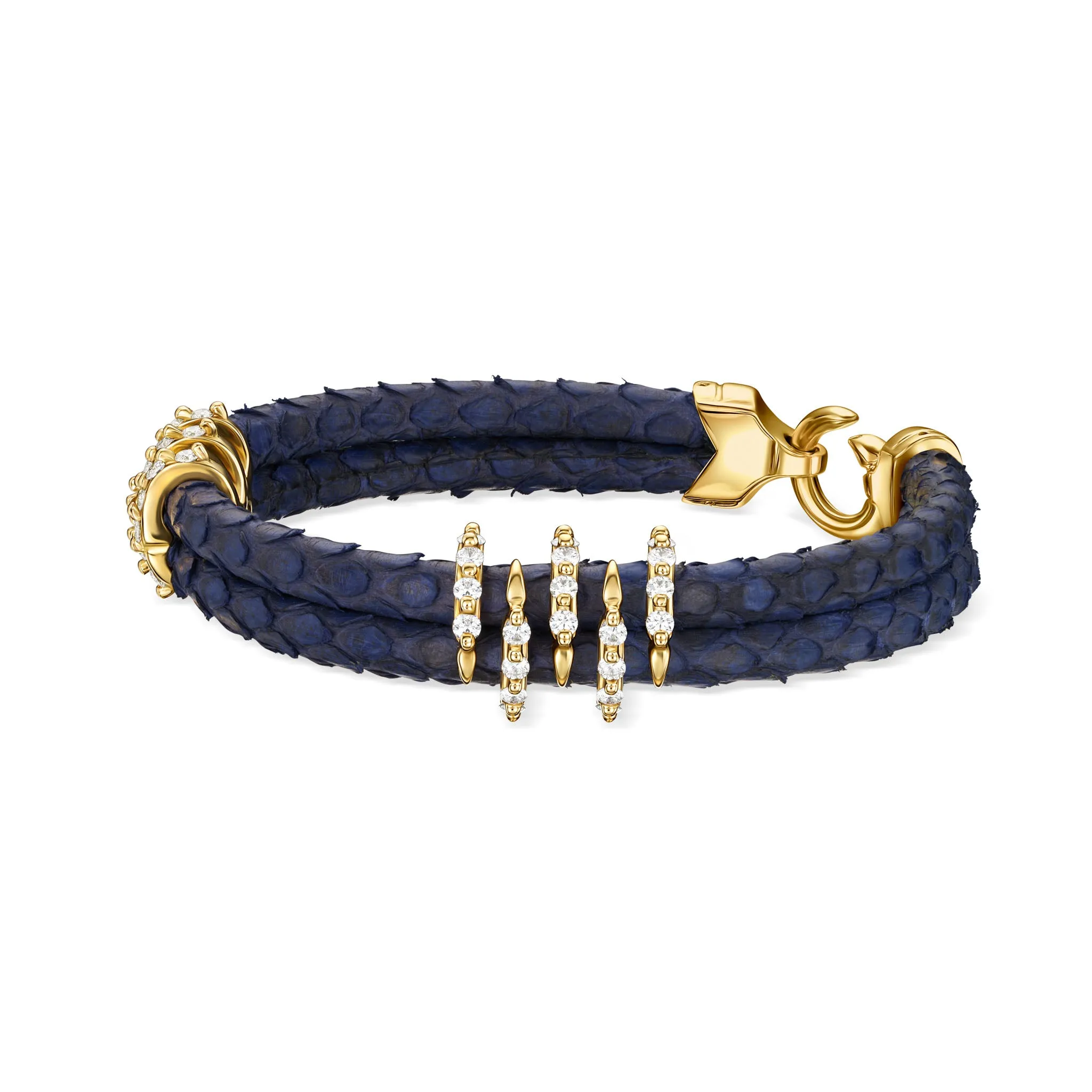 B453 Yellow Gold Navy