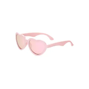 Babiators Original Mirrored Heart Sunglasses - Ballerina Pink