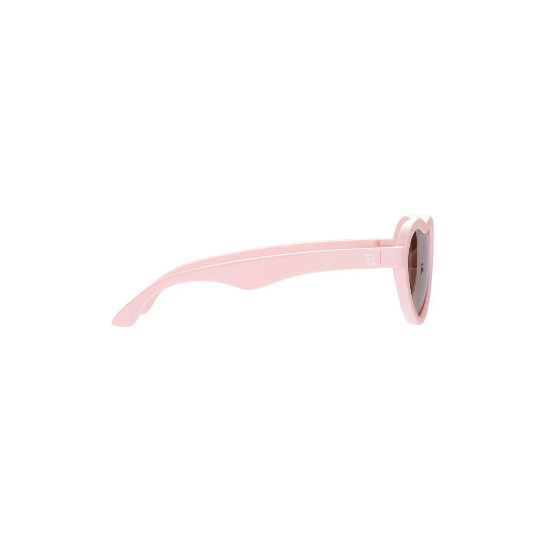 Babiators Original Mirrored Heart Sunglasses - Ballerina Pink