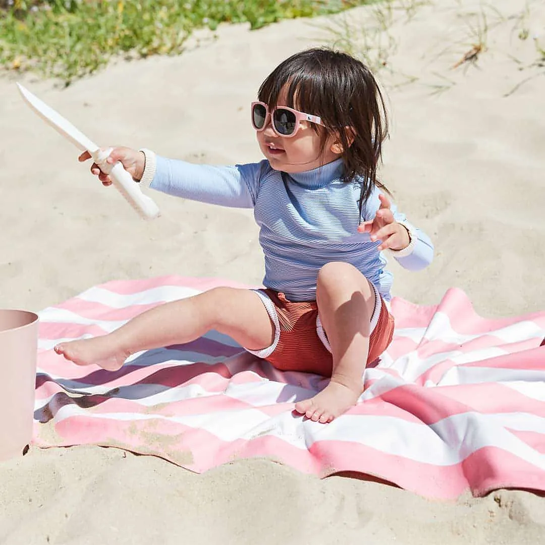 Babiators X Dock & Bay Original Navigator Sunglasses - Malibu Pink Stripe